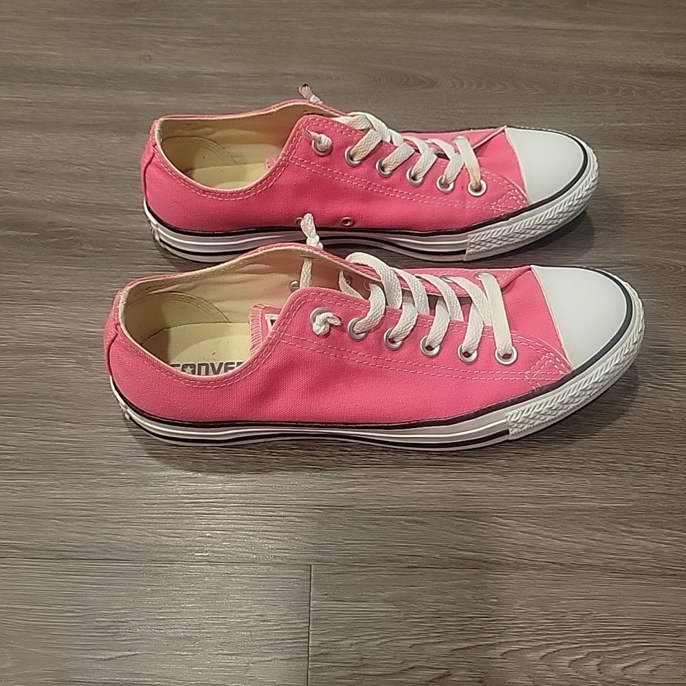 Converse Pink Low-Top Sneakers Sz 9.5W/7.5M - Picture 2 of 10
